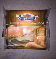 Grana padano pasteurisé CASA AZZURRA, 29%mg, 8 tranches