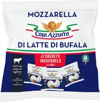 MOZZARELLA LATTE DI BUFALA 3X100G