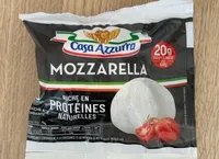 Mozzarella riche en protéines naturelles
