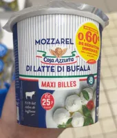 MOZZAREL DI LATTE DI BUFALA MAXI BILLES