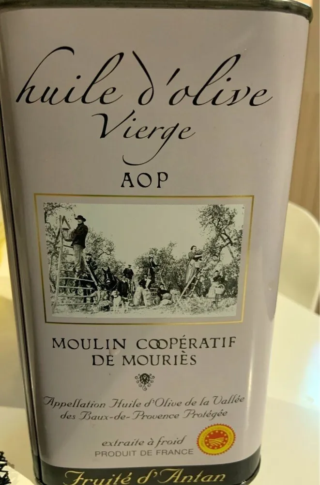 Huile d'olive vierge AOP