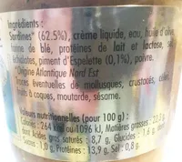 Rillettes de sardine au piment d'espelette