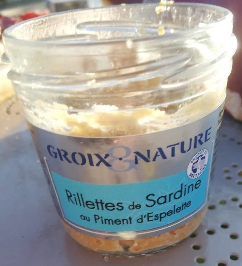 Rillettes de sardine au piment d'espelette