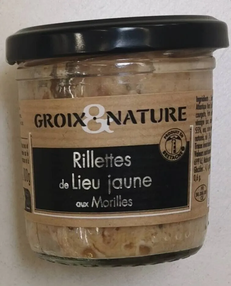 Rillettes de lieu jaune aux morilles