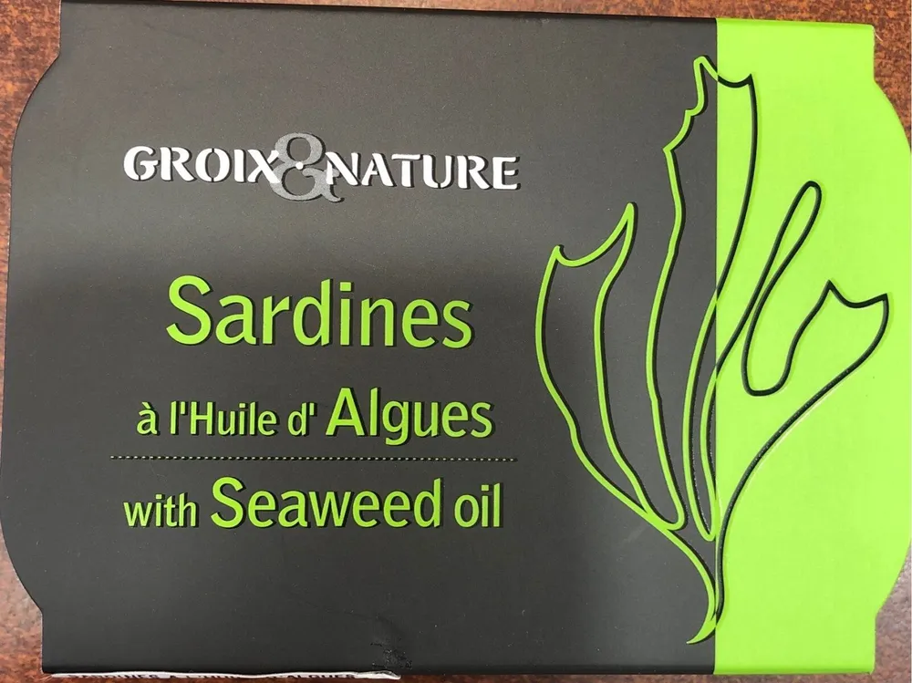 Sardines à l'huile aux algues