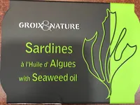 Sardines à l'huile aux algues