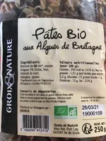 Pâtes BIO aus algues de Bretagne
