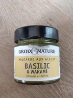 Moutarde aux algues Basilic et Wakame