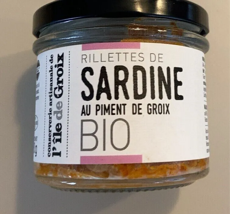RILLETTES DE SARDINE AU PIMENT DE GROIX BIO