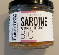 RILLETTES DE SARDINE AU PIMENT DE GROIX BIO