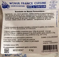 Brandade de morue parmentiere