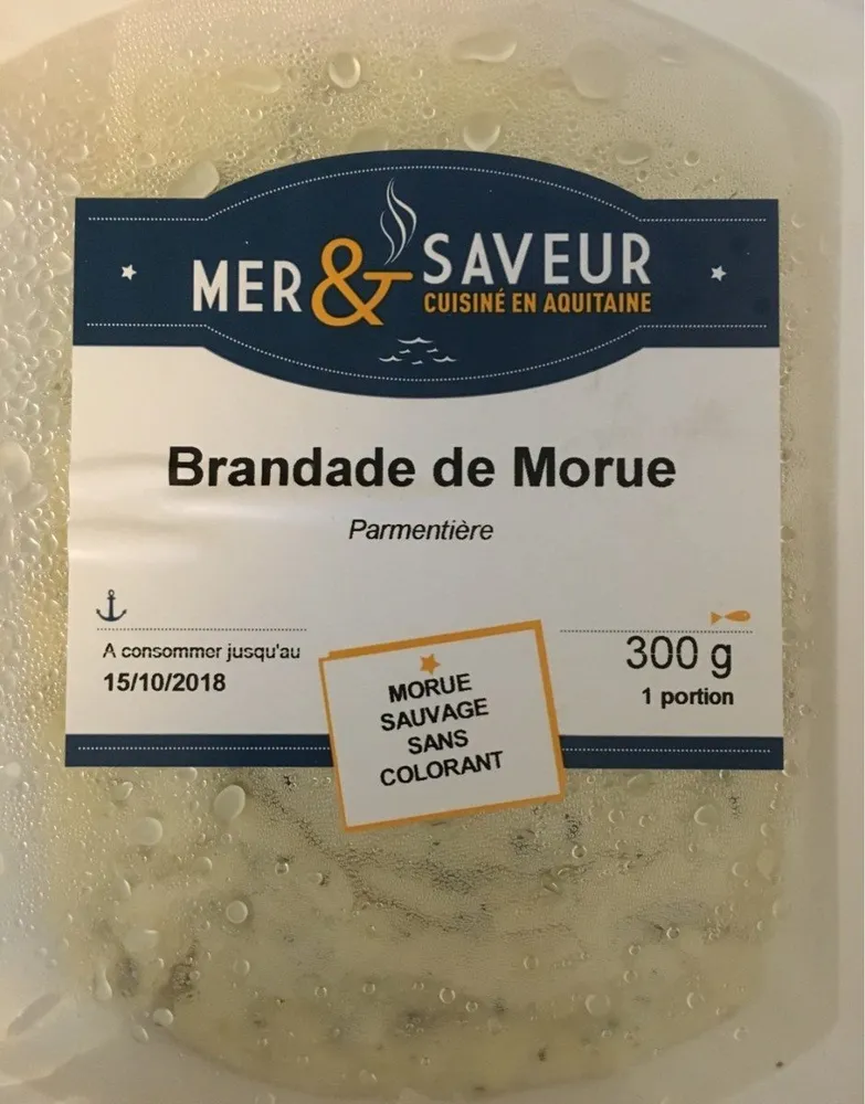 Brandade de morue parmentière