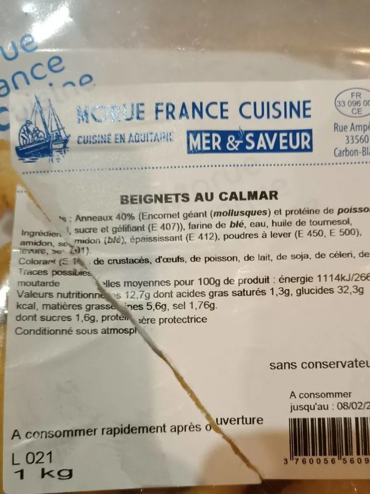 Beignets au calamar