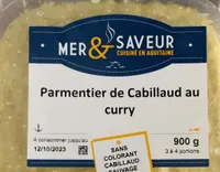 Parmentier de cabillaud au curry