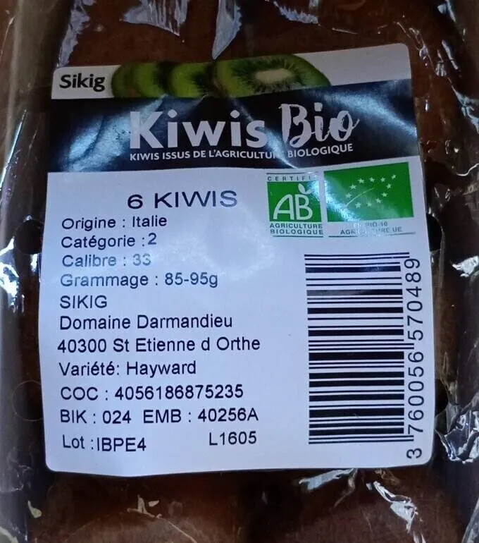 Kiwis bio