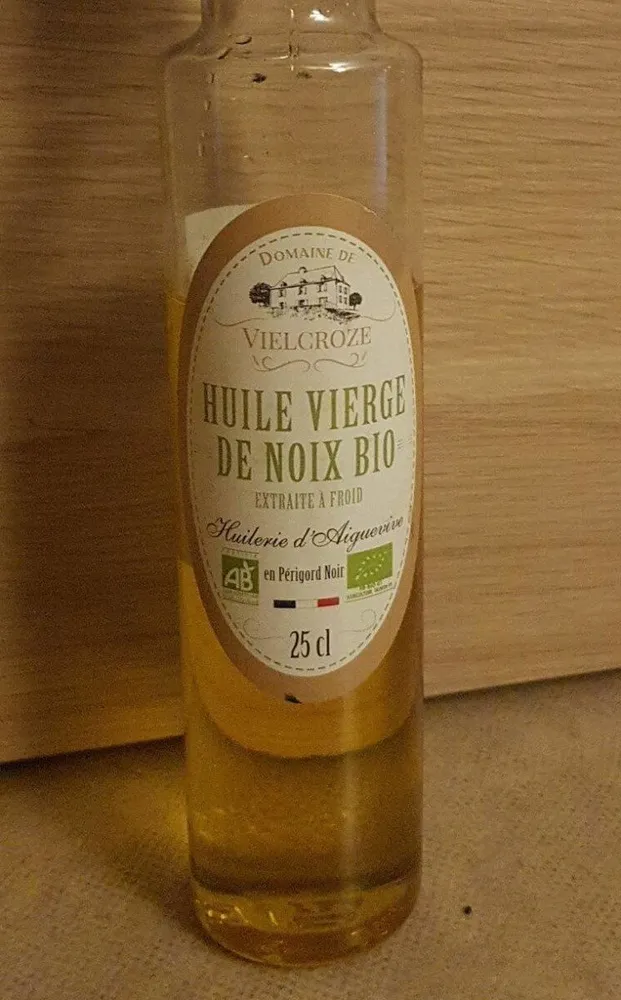 Huile vierge de noix bio