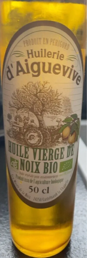 Huile vierge de noix bio