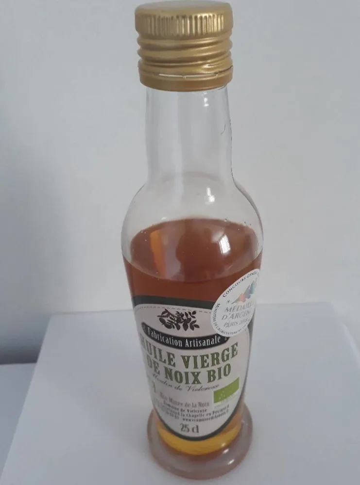 Huile vierge de noix bio