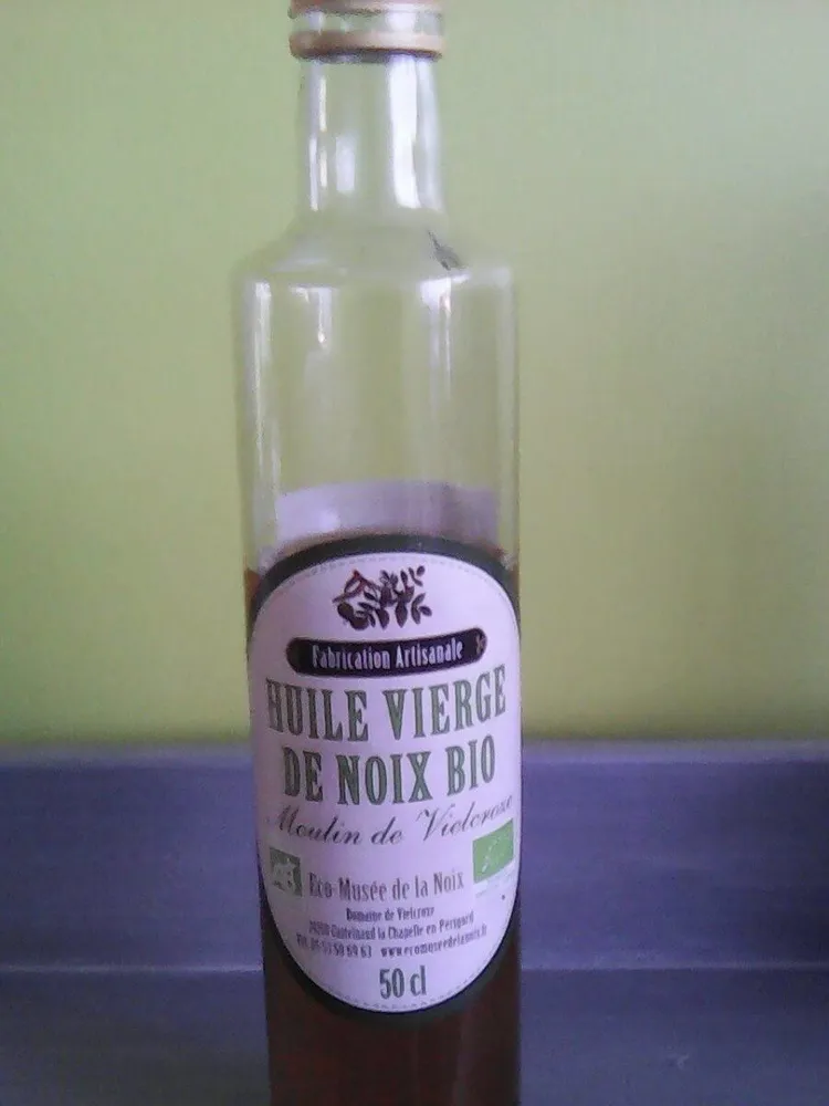Huile vierge de noix bio