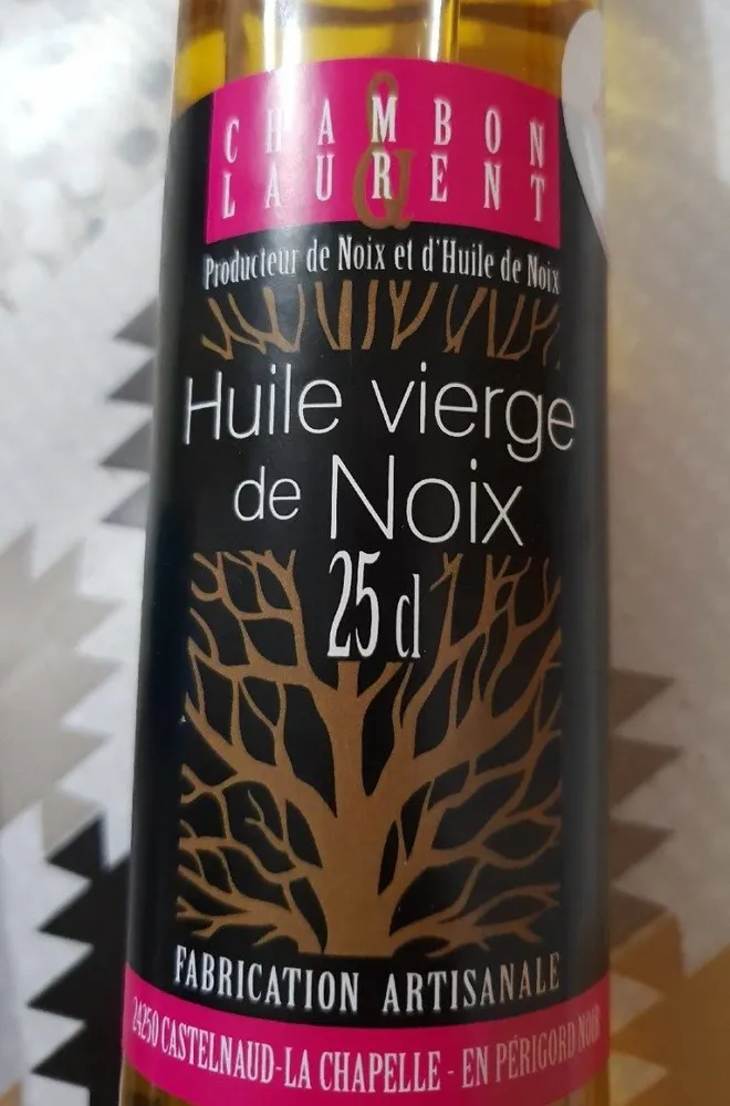 Huile vierge de noix
