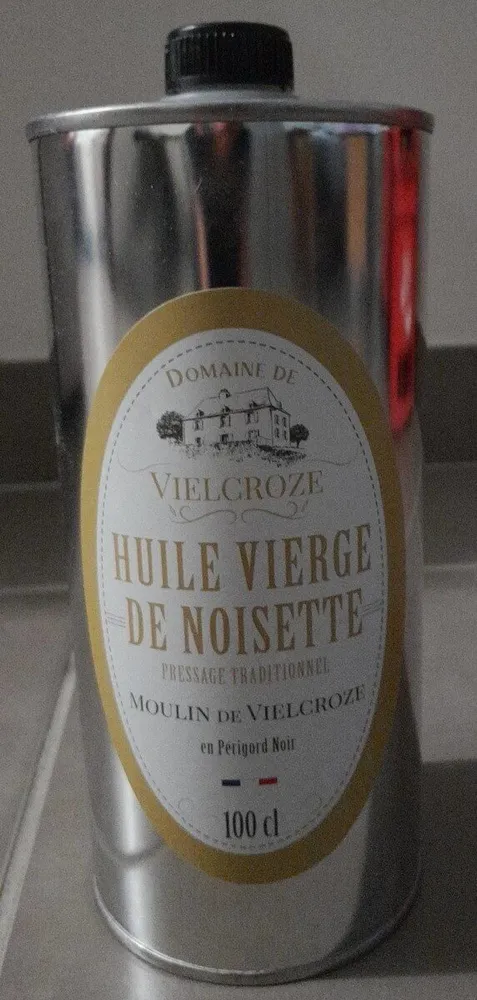 Huile vierges de noisette
