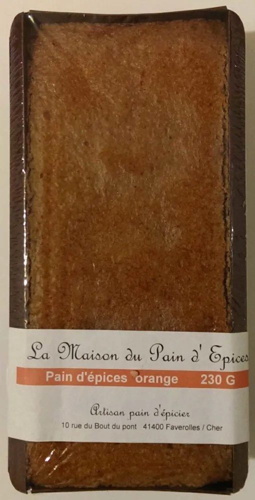 Pain d'épices orange