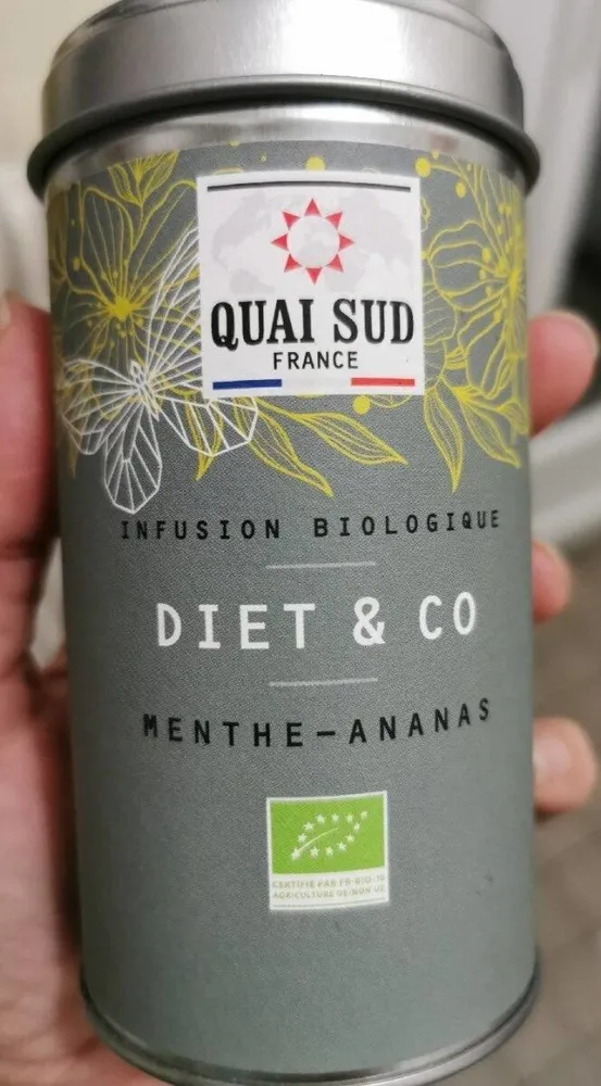 Infusion Diet & co menthe ananas