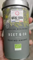 Infusion Diet & co menthe ananas