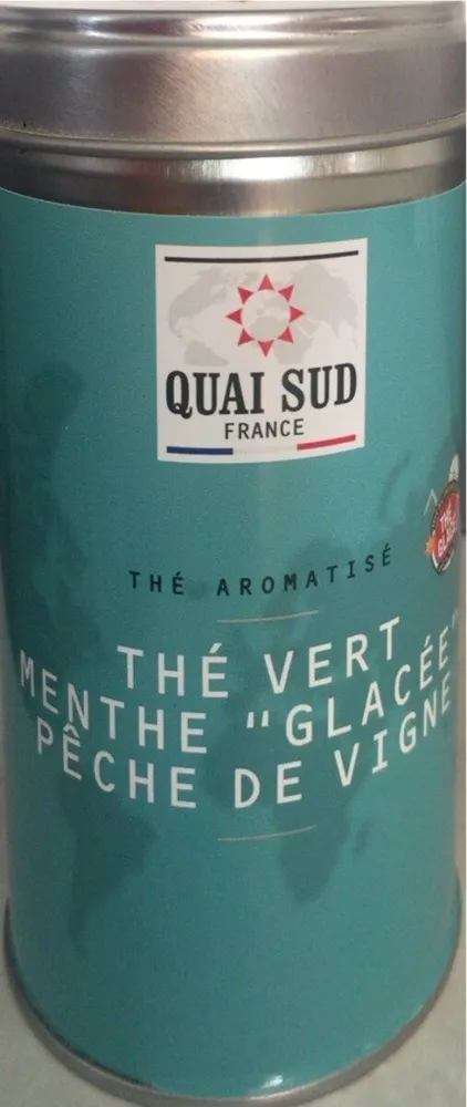 Thé vert peche de vigne, menthe glacée