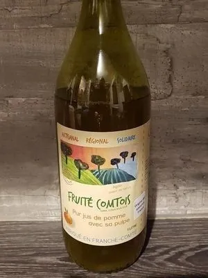 Pur jus de pomme avec sa pulpe