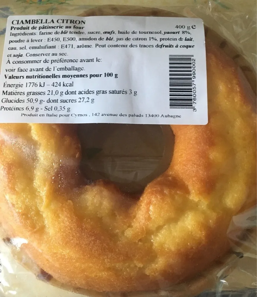 Ciambella citro