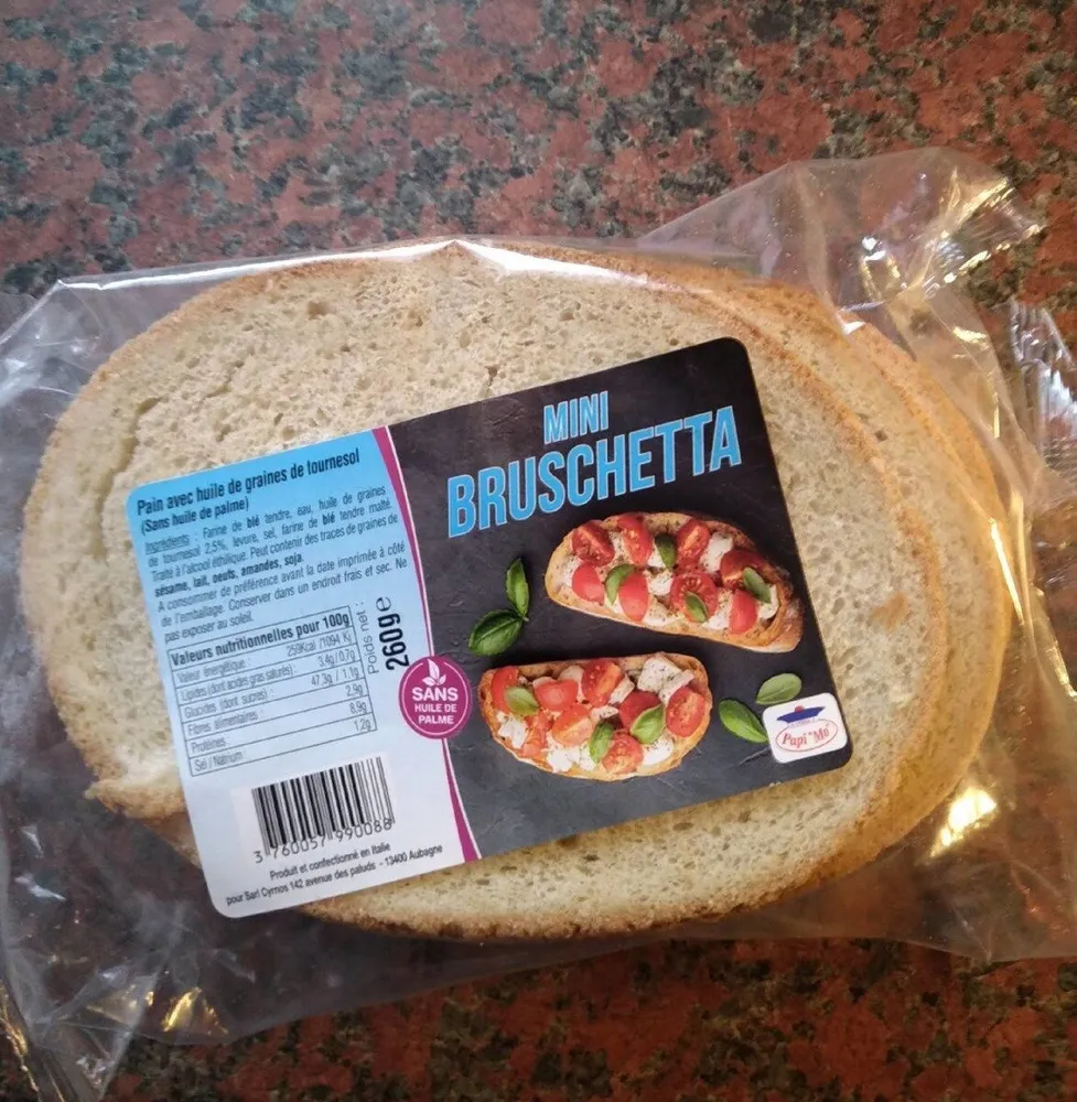 Mini bruschetta