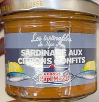 Sardines au citron, confit