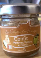 Confit pomme raisins au cumin