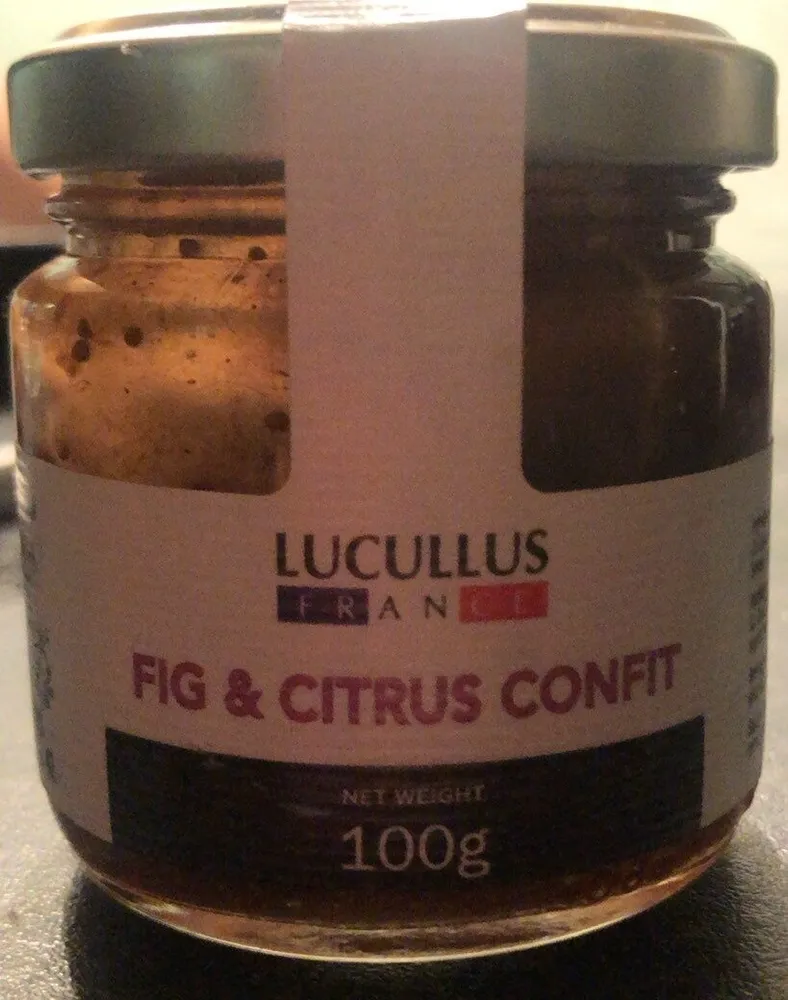 Fig and citrus confit
