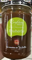 Confiture extra à la cassonade Rhubarbe