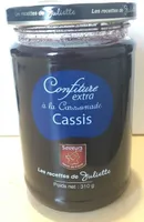 Confiture extra Cassis à la cassonade