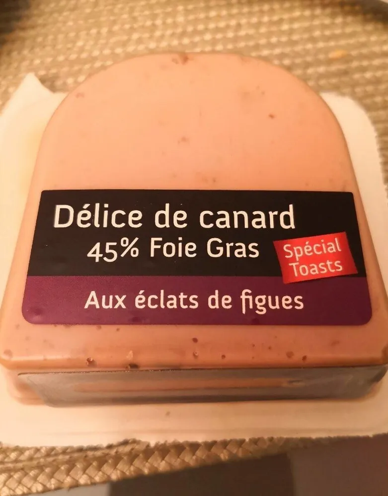 Délice de canard 45% foie gras aux éclats de figues