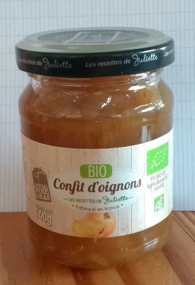 Confit d'oignons BIO