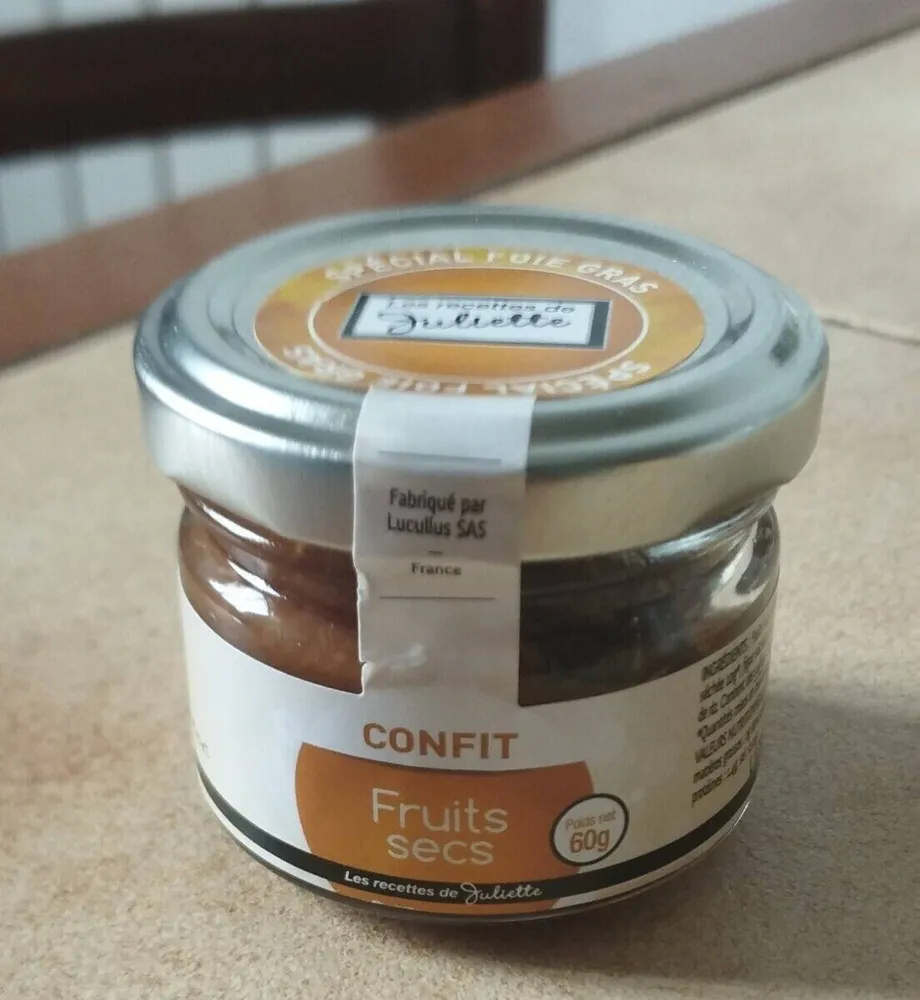 Confit fruit secs