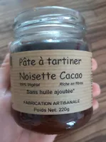 Pate a tartiner noisette cacao