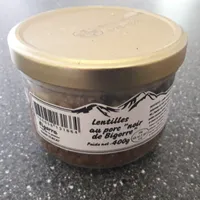 Lentilles au porc "noir de bigorre"