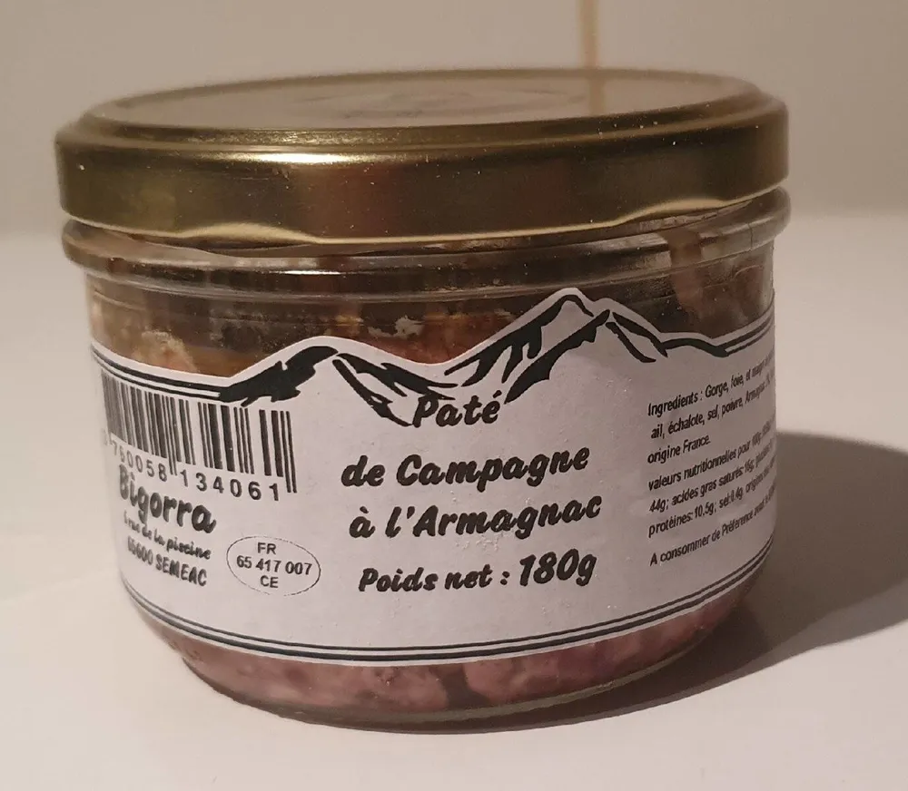 Pâté de Campagne à l'Armagnac