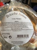 Brioche Suisse Crème Pâtissière