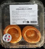 4 bouchées à garnir