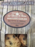 Biscuits sablés aux pépites de chocolat