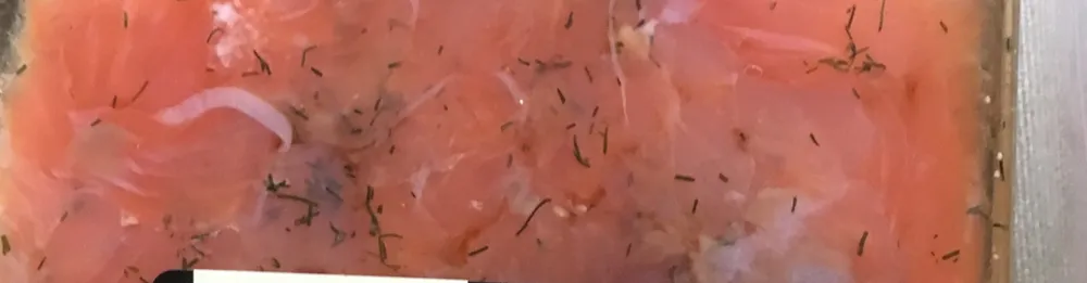 Mini tranches de saumon marine