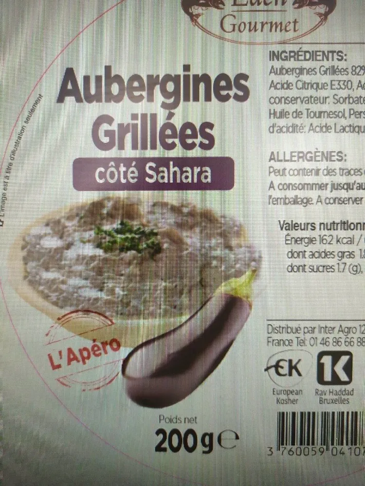 Aubergines grillées