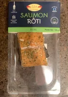 Saumon rôti à l’ail