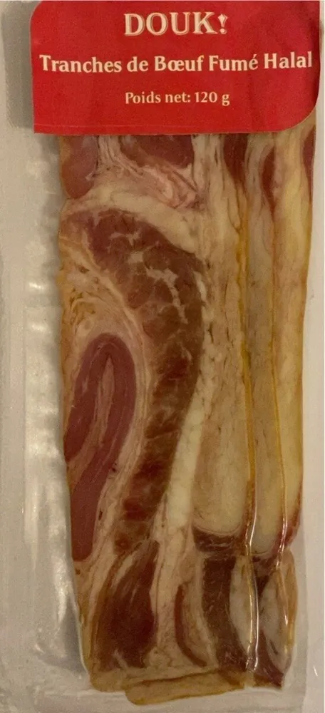 Tranches de bœuf fumé halal